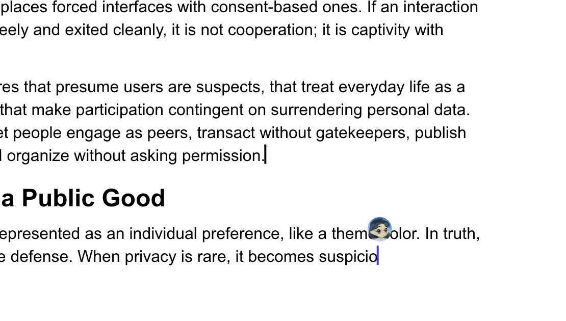 Real-time collaboration