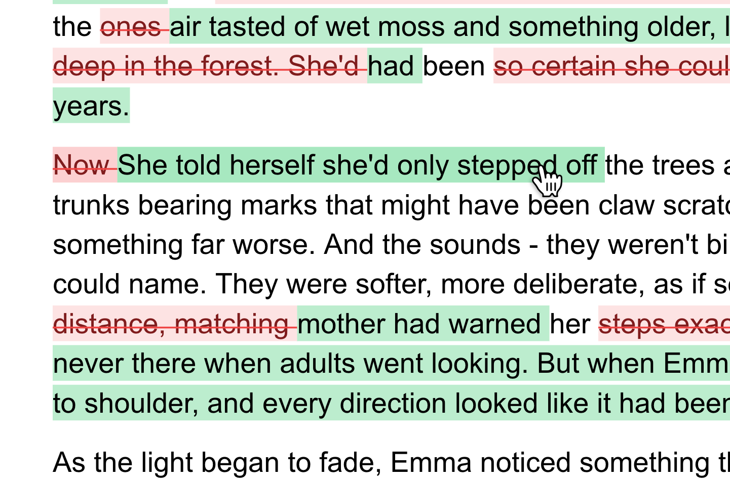 Scrubbing through document history